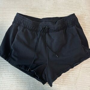 LULULEMON Cotton Black Shorts